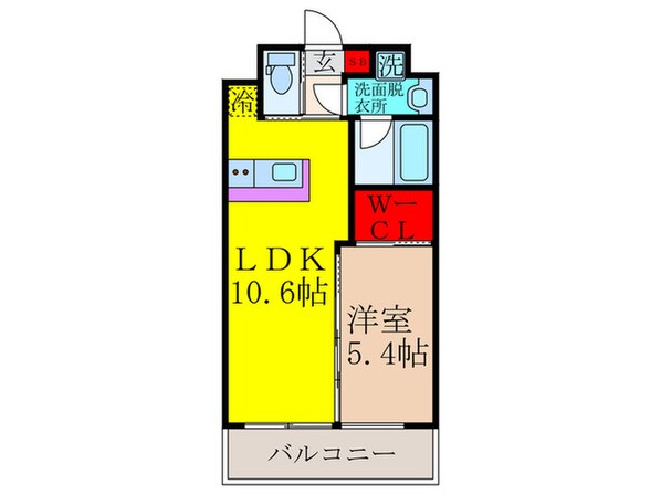 プレジオ吹田の物件間取画像